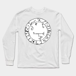 Beelzebub Circle from Grimorium Verum Long Sleeve T-Shirt